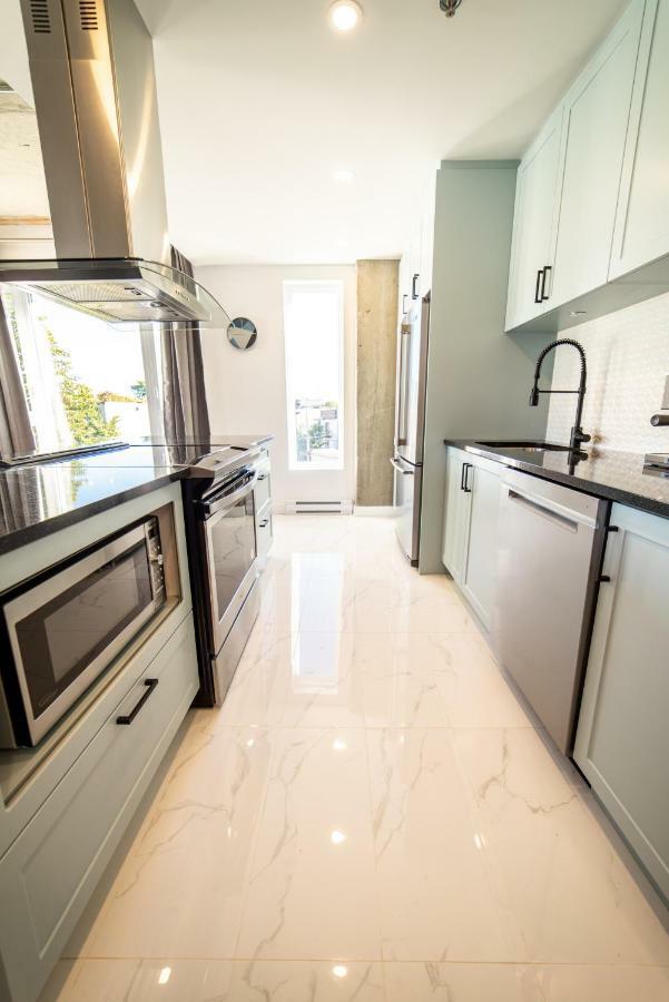 Aux Havres Urbains - Le Penthouse De La 3Ieme Avenue Apartment ควิเบกซิตี้ ภายนอก รูปภาพ