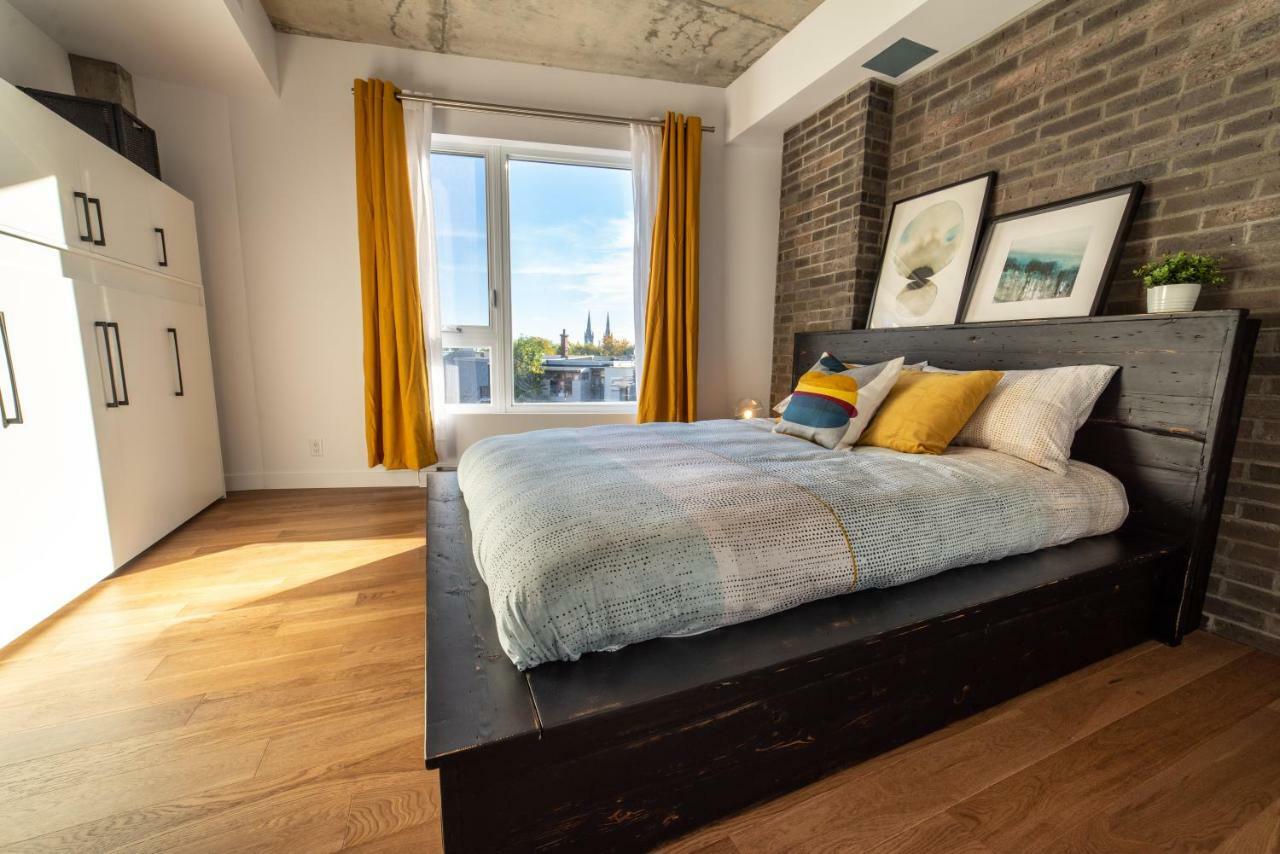Aux Havres Urbains - Le Penthouse De La 3Ieme Avenue Apartment ควิเบกซิตี้ ภายนอก รูปภาพ