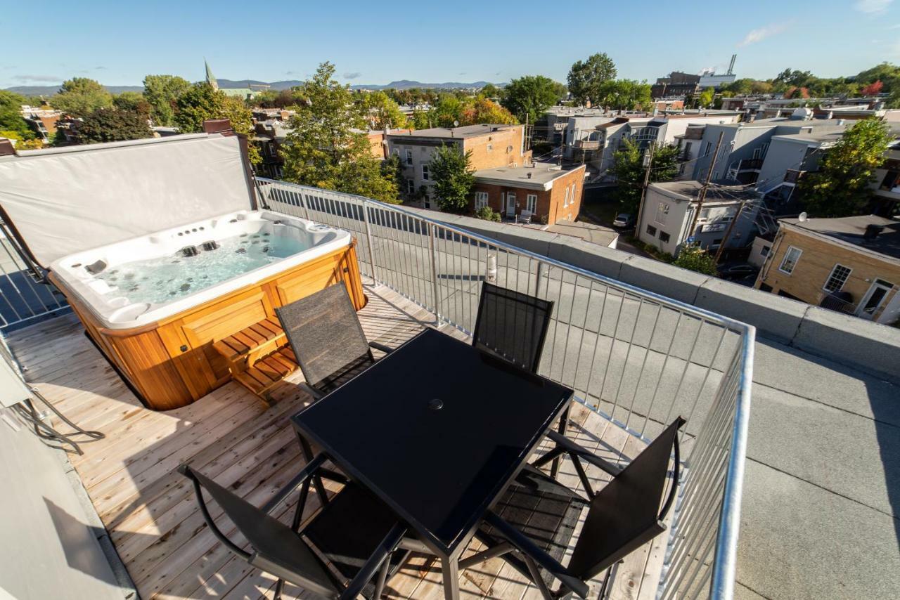 Aux Havres Urbains - Le Penthouse De La 3Ieme Avenue Apartment ควิเบกซิตี้ ภายนอก รูปภาพ