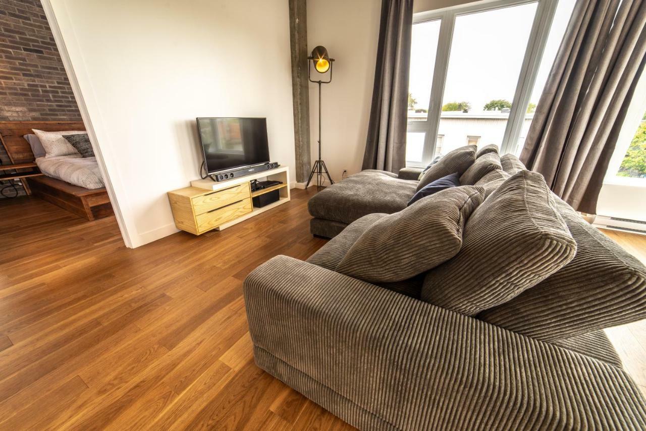 Aux Havres Urbains - Le Penthouse De La 3Ieme Avenue Apartment ควิเบกซิตี้ ภายนอก รูปภาพ