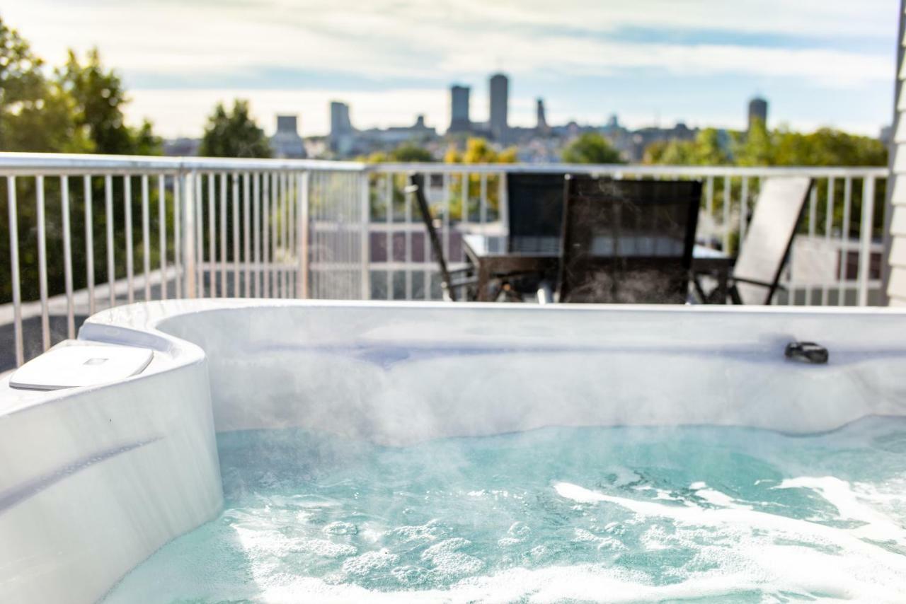Aux Havres Urbains - Le Penthouse De La 3Ieme Avenue Apartment ควิเบกซิตี้ ภายนอก รูปภาพ