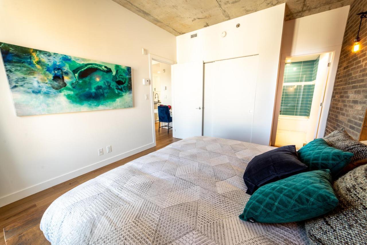 Aux Havres Urbains - Le Penthouse De La 3Ieme Avenue Apartment ควิเบกซิตี้ ภายนอก รูปภาพ